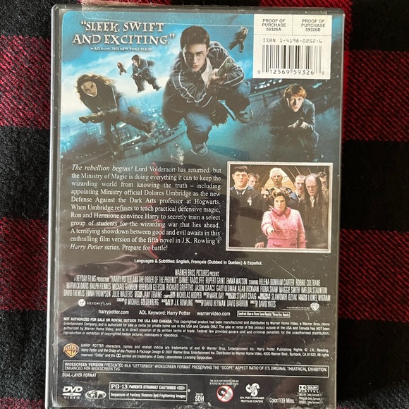 (5) Harry Potter Widescreen Edition & Special Features DVD’s - Picture 14 of 16